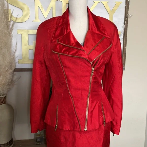 Vintage Cache Punk Rock Skirt Suit size Medium - Picture 5 of 9